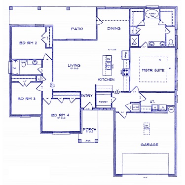 Plan 1943 floor plan