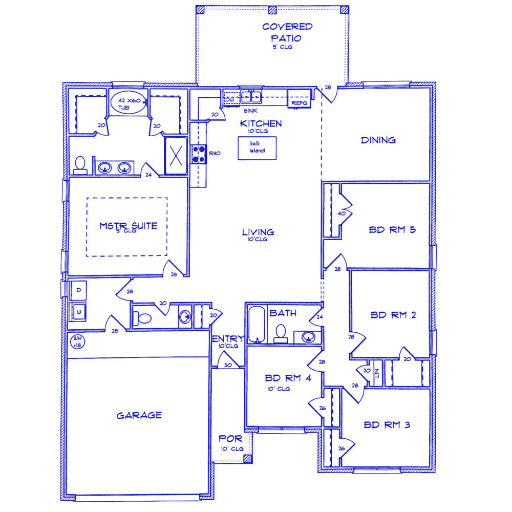 Plan 1976-5 floor plan