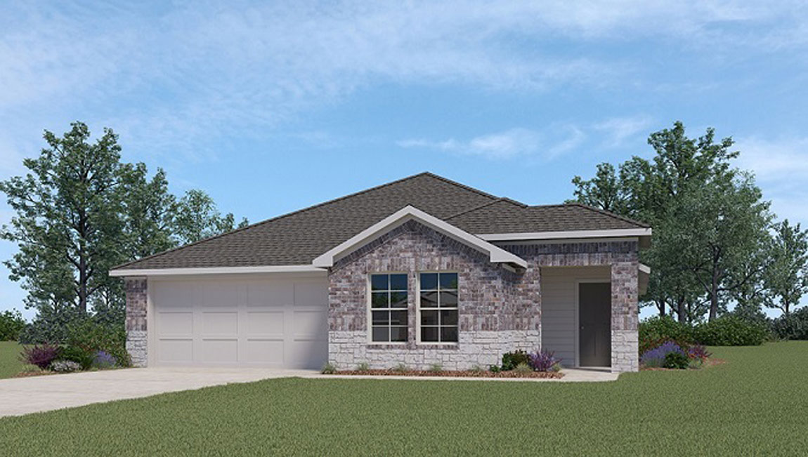 X40C plan by D.R. Horton at 1511 Cordus Jackson Jr Lane, Killeen, Texas