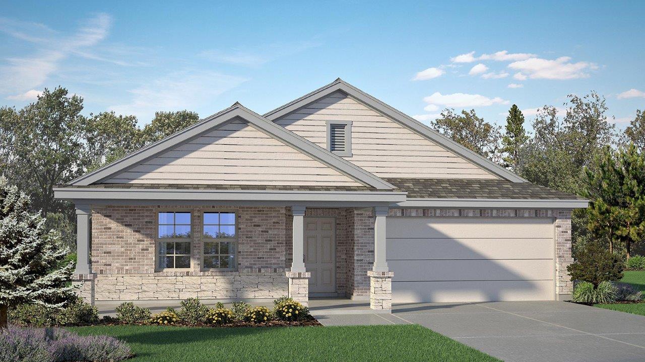 1521 plan by D.R. Horton at 1900 Caponier Street, Nolanville, Texas