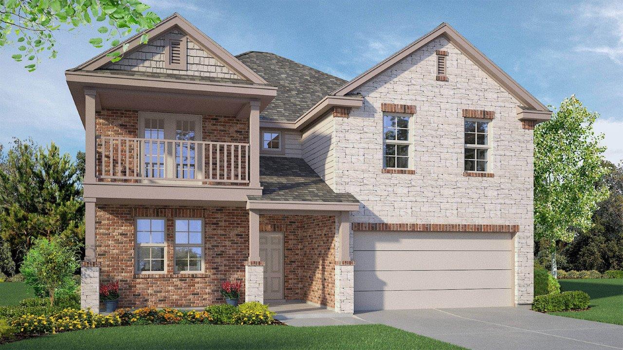 3025 plan by D.R. Horton at 1911 Caponier Street, Nolanville, Texas