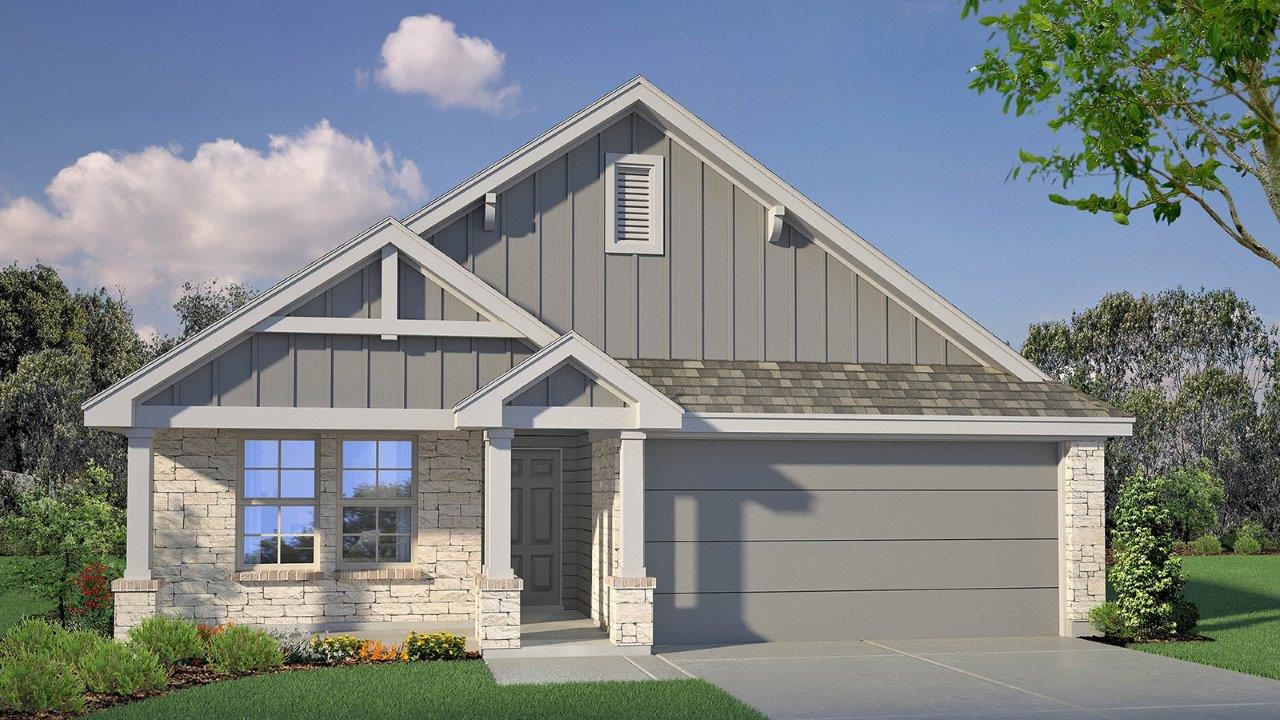 1537 plan by D.R. Horton at 253 Dora Drive, Killeen, Texas