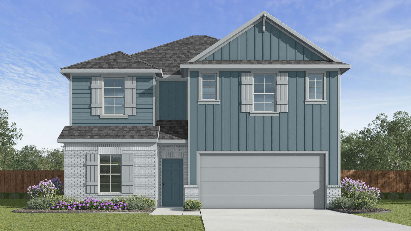 2098 plan by D.R. Horton at 414 Isham Drive, Killeen, Texas