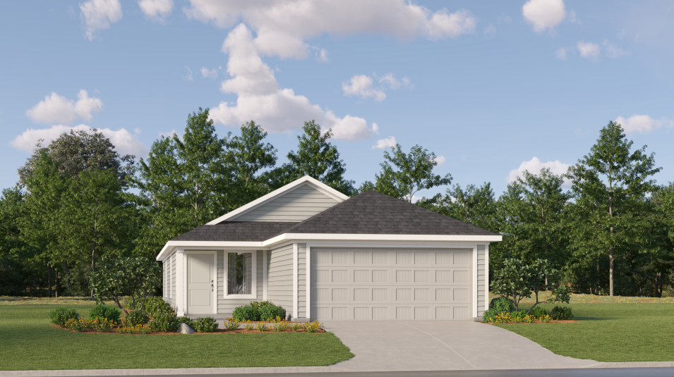 Idlewood plan elevation by Lennar, representative of 252 Louisa Lane, Jarrell, TX