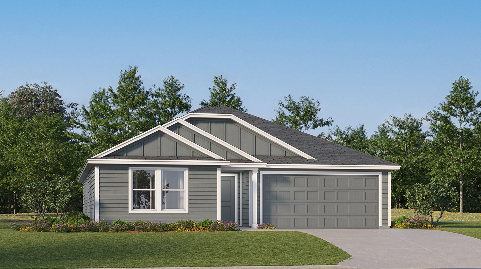 Gehrig plan elevation by Lennar, representative of 2933 Wolf Ridge Lane, Temple, TX