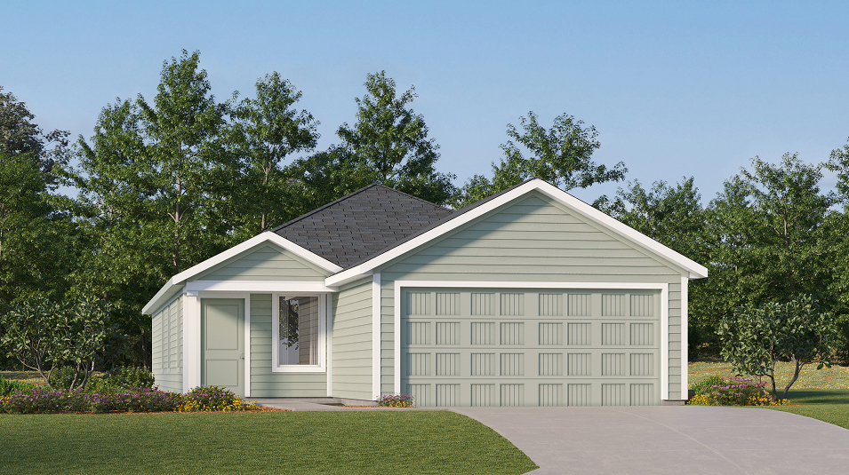 Sentosa plan elevation by Lennar, representative of 317 Kings Row Lane, Jarrell, TX