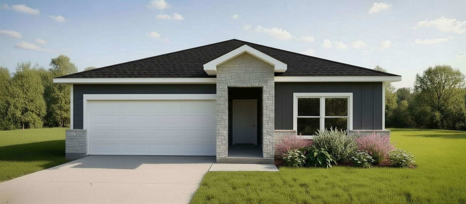 Frio plan by Omega Builders — 2009 Clays Creek Ln, Temple, TX