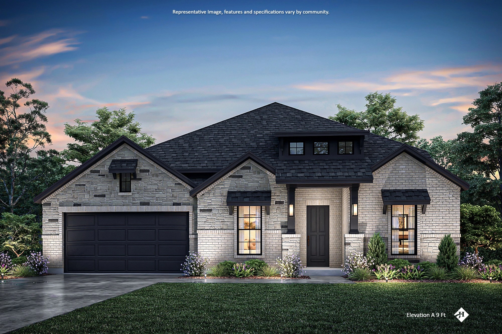 1324 Tahonta Drive, Hewitt, TX 76643 — Richmond plan by John Houston Homes in Bull Hide Estates, Hewitt, Texas