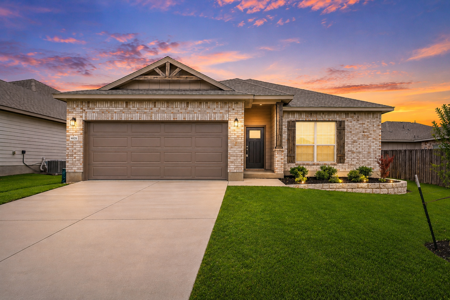 4626 Allison Drive, Belton, TX — Sable plan by Omega Builders in Three Creeks